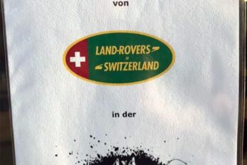 Monatshöck von "Land Rovers of Switzerland" - Oktober 2019